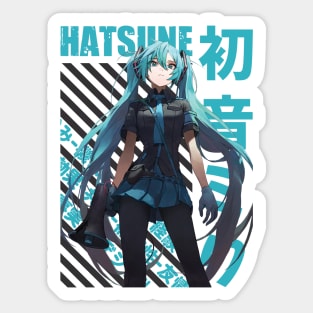 Vocaloid - Hatsune Miku #01 Sticker